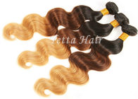 Weave волос 3 выдвижений волос Ombre объемной волны тона естественных бразильский