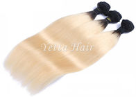 Мягко ровные цветастые выдвижения волос Ombre, Weave волос Remy 12 до 30 дюймов прямой