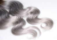 Выдвижения профессионального Remy влажные и волнистые Ombre человеческих волос для белой девушки