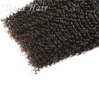 Человеческие волосы Remy индейца черноты двигателя/Kinky курчавые волосы девственницы отсутствие волокна