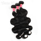 Естественная черная Unprocessed перуанская объемная волна волос девственницы без вош