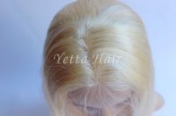 парики человеческих волос фронта шнурка платины ранга 7A белокурые для белых женщин