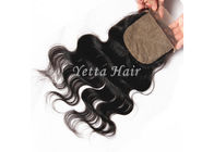 4&quot; x 4&quot; объемная волна волос девственницы Silk низкопробного закрытия верхней части шнурка бразильская