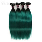 Weave прямых волос выдвижения человеческих волос Ombre зеленого цвета 1B шелковистый