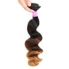 Перуанский свободный Веаве волос Омбре тона расширений 3 человеческих волос Омбре волны