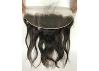 Отсутствие синтетических 100% бразильские расширения волос девственницы 18 дюймов шелковистые прямо с Фронтал шнурка