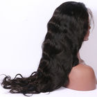 Парики человеческих волос фронта шнурка очаровательной объемной волны бразильские на дама 180 плотность