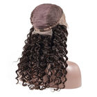 Глубокие парики фронта шнурка девственницы волны 100% сырцовые с волосами младенца/индийскими расширениями человеческих волос