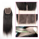 Пачки человеческих волос прямой естественной девственницы цвета 100 бразильские с закрытием 4 кс 4