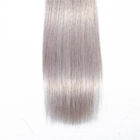 1B / Расширения волос Омбре серебряного серого цвета прямые малайзийские отсутствие линять