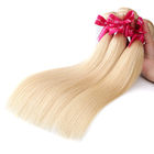 3 прямого перуанского пачки Веаве человеческих волос для цвета дамы 613 блондинкы