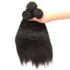 Кинкы прямой естественный Веаве человеческих волос Ремы индейца цвета 100 для дамы