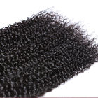 Пачки Джерри 8 дюймов курчавые с свободным закрытием части/перуанскими расширениями волос для Ладыс