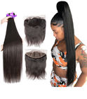 Расширения волос 40 дюймов шелковистые прямые индийские естественные для чернокожих женщин