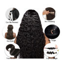 30 дюймов девственницы бразильская вьющиеся волосы волна 100% воды 3 пачки с Фронтал