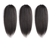 Расширения волос утка двойного утка Кинкы прямые индийские оживленные и мягкие