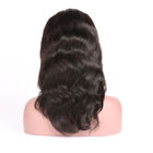 Объемной волны 360 расширений человеческих волос париков шнурка цвет прифронтовой бразильской естественный
