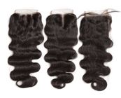 Естественные расширения волос закрытия верхней части шнурка волос 4С4 младенца ОЭМ 18 дюймов