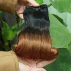 Волосы девственницы Фуми яйца Омбре курчавые/супер двойные нарисованные расширения волос