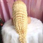 Глубокий цвет расширений 613# человеческих волос волны 100% перуанский Омбре белокурый для дамы