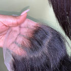Перуанский шнурок 13 кс волос ХД прозрачный верхнее прифронтовое закрытие 6 Пре общипанное с волосами младенца