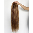 Парики фронта шнурка смеси человеческих волос 30 дюймов прямо плотные и ясные
