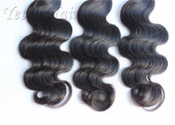 Естественные черные мягкие перуанские волосы девственницы объемной волны для девушки мечты