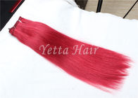 Яркие красные Unprocessed волосы Remy eurasian, Weave человеческих волос 16 дюймов