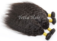 Модный Kinky прямой перуанский Weave человеческих волос для чернокожих женщин