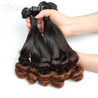 14 дюйма - волосы девственницы Funmi шоколада 16 дюймов Silk при нарисованный двойник