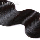 Weave человеческих волос индейца цвета 100 ранга 7A естественный с объемной волной