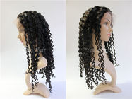 Волосы ровной девственницы глубокие курчавые/100 париков фронта шнурка человеческих волос с волосами младенца