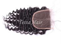 Ранг глубокое закрытие шнурка человеческих волос волны 7A/волос среднего Parting закрытия реальные