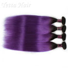 Расширения волос девственницы тона 8A пурпура 2 Ombre без химиката