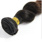 Мягкие и шелковистые расширения Омбре человеческих волос объемной волны, яркий цвет Брауна