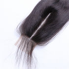 Шнурок 2 кс 6 средних расширений человеческих волос девственницы закрытия части прямой швейцарский