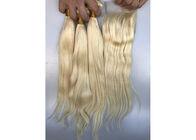 Полные волосы девственницы бразильянина надкожицы 100%/22 медленно двигают белокурые прямые волосы 613