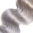 Расширения человеческих волос Омбре объемной волны толстые серый цвет 40 дюймов для женщин