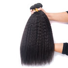 Приглаживайте Веаве прямых волос 8 дюймов перуанский Кинкы для чернокожих женщин