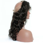 Ранг 9А/10А волос девственницы Фронтал 100% шнурка объемной волны 360 бразильская