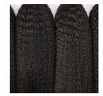 Отсутствие синтетических Кинкы прямые расширения человеческих волос Ремы индейца для черных дам